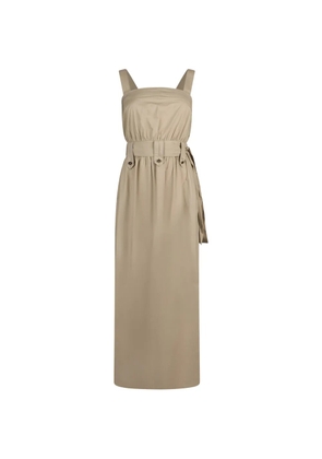 LIU JO strappy belted maxi dress - Neutrals