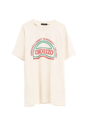 Willy Chavarria logo-print T-shirt - Neutrals