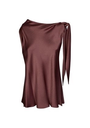 Antonelli tie-detail blouse - Brown