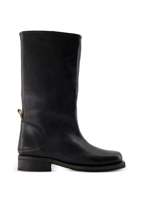 OUR LEGACY Haul Camion almond toe leather boots - Black