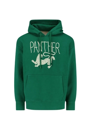 Valentino Garavani panther-print hoodie - Green