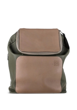 Loewe Pre-Owned Goya leather backpack - Green