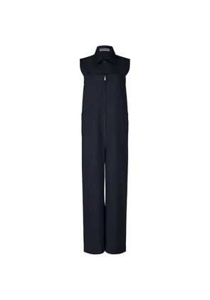 Issey Miyake zip sleeveless jumpsuit - Black