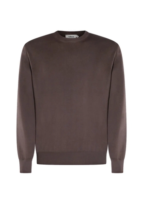 Altea ribbed crew-neck sweater - Brown