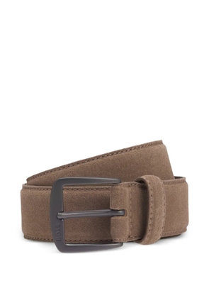 BOSS square-buckle belt - Neutrals