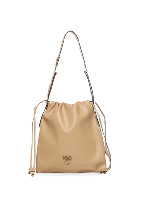 PINKO medium drawstring shoulder bag - Neutrals