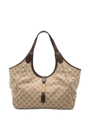 Gucci monogram-pattern tote bag - Neutrals