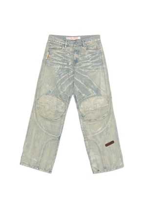PDF Biker Mice panelled jeans - Blue