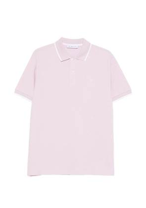 Manuel Ritz contrasting-trim polo shirt - Pink