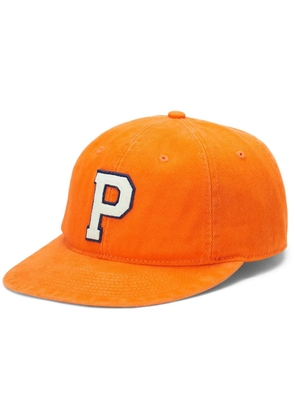 Polo Ralph Lauren logo-embroidered twill baseball cap - Orange