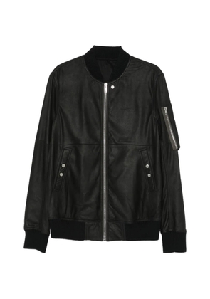 Rick Owens Classic Flight button bomber jacket - Black