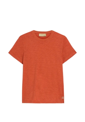 Momoni Calavera embroidered logo T-shirt - Orange