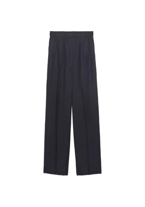 Prada washed silk pants - Blue