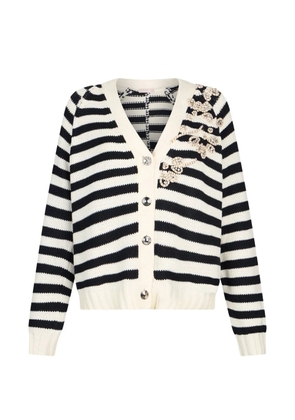 LIU JO striped cardigan - Neutrals