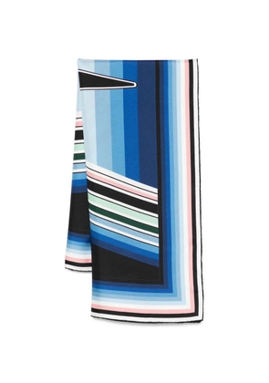 Casablanca silk scarf - Blue
