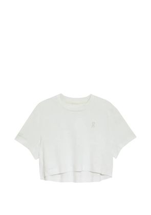 On Train-T cropped T-shirt - White