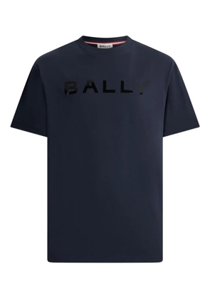 Bally logo-print crewneck T-shirt - Blue
