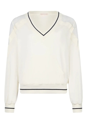 LIU JO V-neck sweatshirt - White