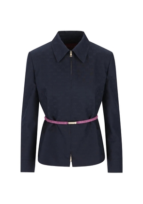 Gucci GG-patterned jacket - Blue
