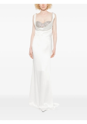 Giuseppe Di Morabito embellished maxi dress - White