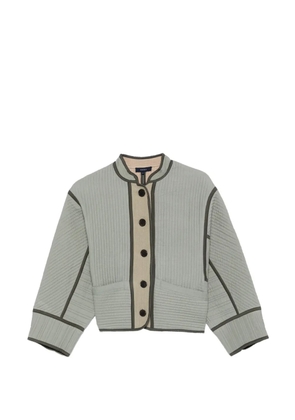 Soeur Patchouli button quilted jacket - Green