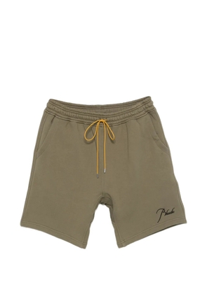 RHUDE Classique drawstring shorts - Green