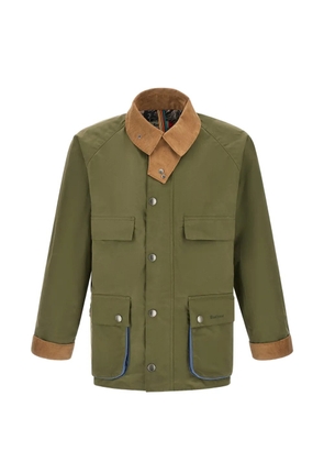 Barbour x Paul Smith corduroy-collar pocket jacket - Green