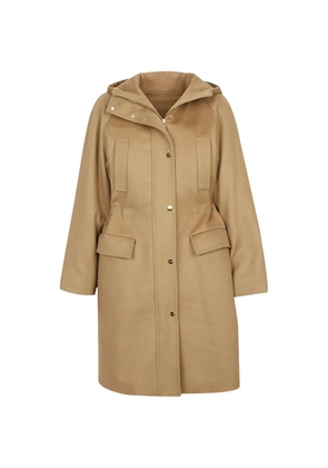 Max Mara Alcade hooded coat - Neutrals