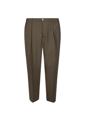 Briglia 1949 double-pleated wool trousers - Brown