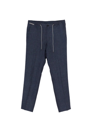 Corneliani drawstring trousers - Blue
