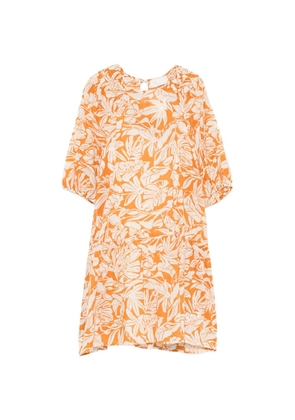 I BLUES floral dress - Orange