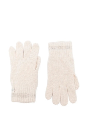 MARCCAIN striped gloves - Neutrals