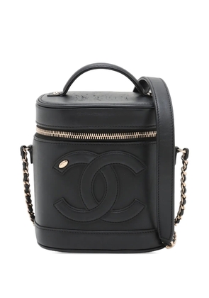 CHANEL Pre-Owned 2019 Lambskin CC Mania Case vanity bag - Black