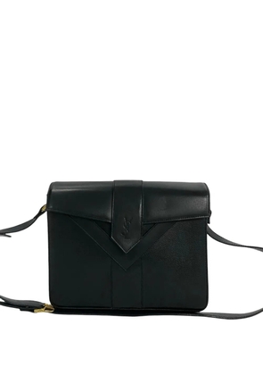 Saint Laurent Pre-Owned 20th Century Leather Monogram Flap crossbody bag - Black