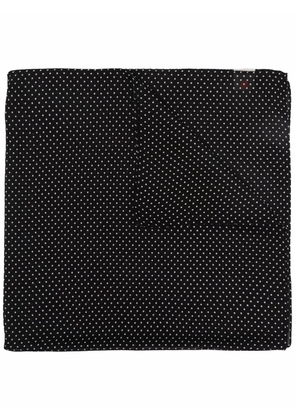 Destin polka dot-print scarf - Black