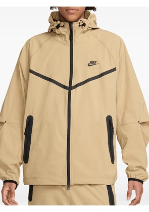 Nike logo hooded jacket - Neutrals
