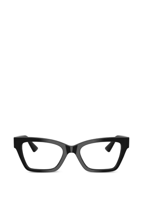 Giorgio Armani geometric-frame glasses - Black