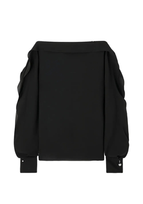 Lanvin crystal-embellishment sweatshirt - Black