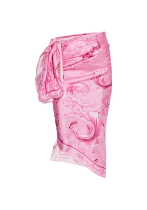 Versace Jeans Couture printed sarong - Pink