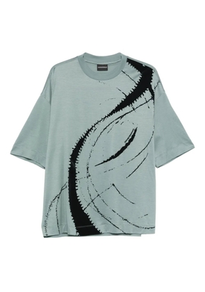 Emporio Armani graphic-print T-shirt - Green