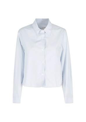 La Piscine button-up collared shirt - Blue