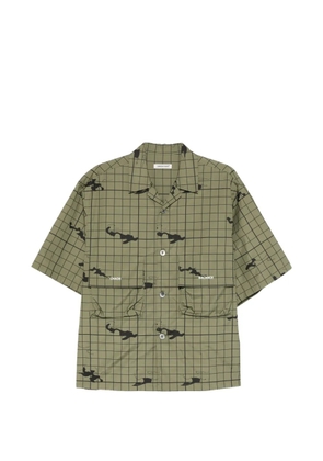 Undercover checked-pattern shirt - Green