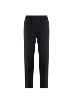 Montecore drawstring pleated trousers - Blue