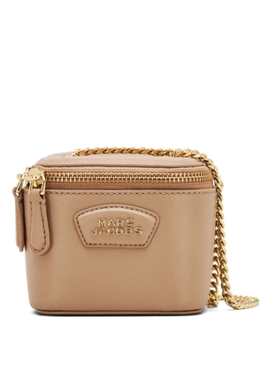 Marc Jacobs logo chain leather mini bag - Neutrals