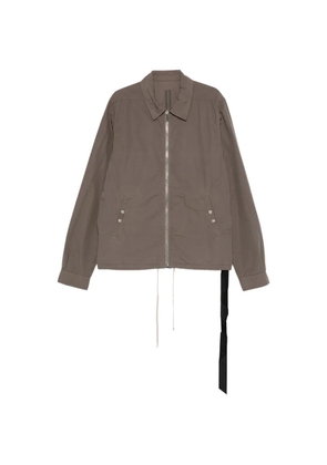 Rick Owens DRKSHDW zip-up jacket - Brown