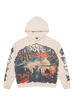 GODSPEED R.O.R graphic-print hoodie - Neutrals