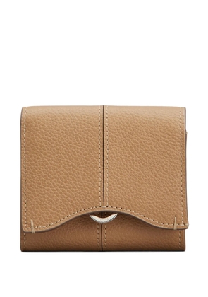 Tod's tri-fold stitched wallet - Neutrals