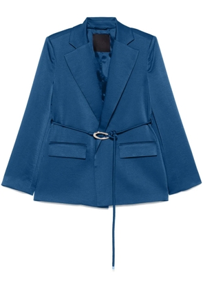 LIU JO peak-lapels blazer - Blue