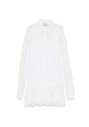 Giuseppe Di Morabito lace mini dress - White