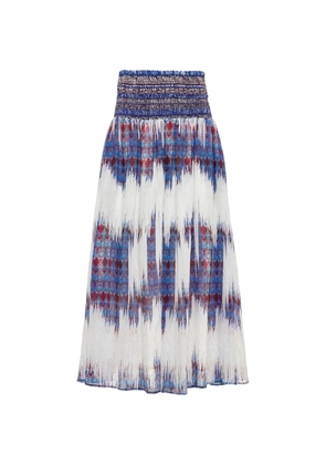 Devotion patterned skirt - White